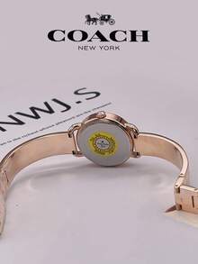 Coach Delancey White Dial Rose Gold Steel Strap Watch for Women - 玫瑰金 - 查看 5