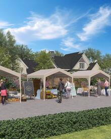 7'x7' /10'x10' Commercial Canopy Tent - Heavy Duty Waterproof Oxford Fabric Party Tent for Weddings, Markets, BBQ & Outdoor Events - 7' x 7' - Ver 3