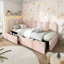Beds - Rose + Velvet + 90cm*200cm - View 2