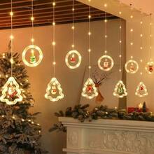 Serie de Luces LED USB Trasparentes con Motivos Navideños para Exteriores e Interiores - Multicolor - Ver 2