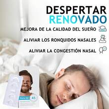 4 Piezas de Dilatador Nasal Magnético + 90 Tiras Nasales Antirronquidos - Alivian Congestión, Mejoran Respiración, Ideal para Hogar, Deportes y Viajes (Transparente, 45 Piezas) - transparente - Ver 4
