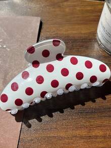 1/5/8pcs New Fashionable Fruit Print Hair Clips, Sweet Strawberry & Watermelon Square Versatile Claw Clips Hair Accessories Flower Hair Clip Fashion Hair Claw