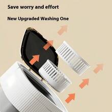 Mini máquina de lavar portátil de 11,5 litros, dedicada a roupas íntimas, lavagem e secagem automáticas, 3 modos de temporizador inteligentes, esterilização dupla, design compacto.