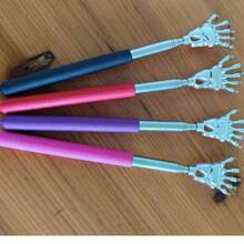 Extendable Back Scratcher, Stainless Steel Portable Telescopic Rubber Handle Back Scratchers For Thanksgiving, Birthday, Christmas Gifts - Multicolor - View 19