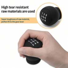 1 pieza Funda universal de silicona para perilla de palanca de cambios, manga protectora para palanca de cambios, a prueba de polvo, impermeable, antidesgaste, antideslizante, accesorio para transmisión manual - Multicolor - Ver 6