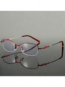 1 对紫色金属记忆钛合金镜框，适合游戏、阅读、电视和手机，配有透明镜片配件。 - A - 查看 7