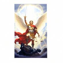 Adesivo Vinil Impermeável São Miguel Arcanjo Realista 9,5 cm