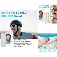 4 Piezas de Dilatador Nasal Magnético + 90 Tiras Nasales Antirronquidos - Alivian Congestión, Mejoran Respiración, Ideal para Hogar, Deportes y Viajes (Transparente, 45 Piezas) - transparente - Ver 2