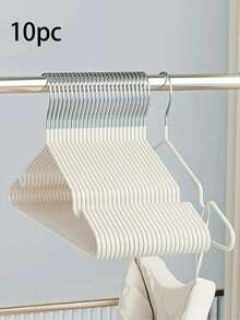 20/10 Piece Pack, Non-Slip Heavy Duty Hanger, (15.75" X 7.87"), Black Non-Slip Heavy Duty Hanger, Bedroom Supplies, Storage Supplies, Bedroom And Wardrobe Quality Durable Storage Solution - No Strenuous Hanging, Space Saving Design, Perfect For Life,Room Decoration