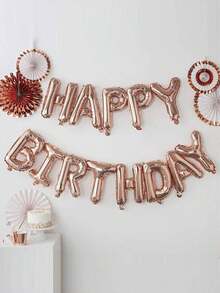 Baner urodzinowy z zawieszkami, zestaw banerów urodzinowych - girlanda z filcowych kulek - girlanda urodzinowa, tęczowe dekoracje urodzinowe, tabliczka "Wszystkiego najlepszego" jako dekoracja urodzinowa, dekoracja na imprezę, rekwizyt do zdjęć, 1 (urodziny) + 28 (piłki pomponowe)