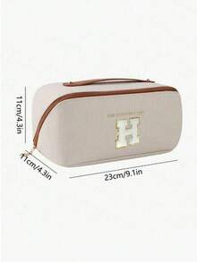 Sac de maquillage de voyage en PU, sac cosmétique imperméable avec lettrage, sac de maquillage grande capacité à plusieurs couches, pochette à fermeture éclair, sac de rangement de voyage portable, sac imperméable multifonction, organisation du maquillage et des bijoux, accessoires de voyage, nécessités de croisière, rangement pour baume à lèvres et enrobés à ongles, cadeau de la Saint-Valentin, cadeau pour demoiselle d'honneur, cadeau d'anniversaire, cadeau pour amis et enseignants, cadeau de fête, cadeau pour la fête des mères, cadeau pour femmes - Multicolore - Voir 20