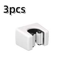 Suction Cup Mop Holder Wall Mounted Broom Mop Storage Rack, Bathroom Organizer With Clips, No Drilling Required