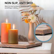 200 piezas de topes para puertas de gabinete, topes de silicona redondos transparentes de 0.4 pulgadas con adhesivo para puertas de gabinetes y cajones, puntos de goma, almohadillas para muebles