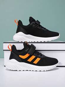 透气网面休闲运动鞋，轻便防滑，经久耐穿，跑步鞋，四季皆宜 - 橘色 - 查看 2