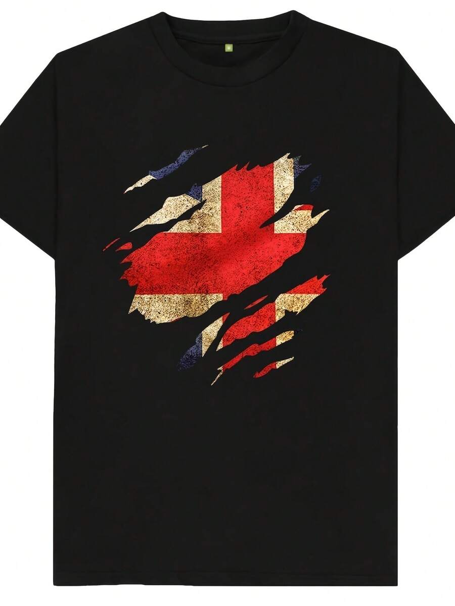Ped Union Jack U.K British S Wos Kids Uni T Shirt - 風格19 - 查看 1