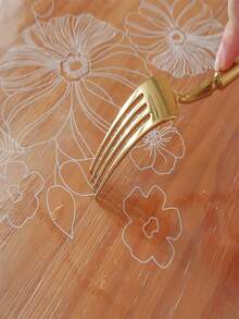 0.13mm Thick Transparent Plastic Tablecloth Protector, 100% Waterproof And Oil-Proof, Suitable For Dining Tables, Parties And Holidays - Multicolor - View 7