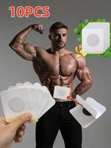 100/63/10pcs Adhesive Patches Suitable For Abdomen And Shoulder, Applicable To All Light Skin Tones. They Are Deep Tissue Firming Light Skin Care Strips Made Of Universal Breathable Non-Woven Fabric, Suitable For Both Men And Women