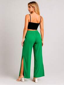 Swisz Women Pants - Màu xanh lá cây đậm - Xem 5
