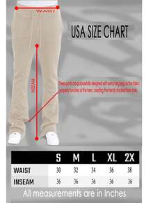 Mens Casual Tech Fleece Solid Stacked Sweat Pants - Orange White - View 5