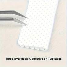 200pcs Lint-Free Nail Wipes - Professional Nail Polish Remover Pads, Unscented, UV Gel Cleansing Tissues For Manicure Prep And Finish - 藍色 - 查看 5