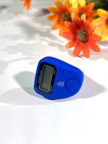 LED Finger Counter With Night Light Indicator, Silicone Material, High Quality, Hundred Reminder Function, 3 Buttons For Counting, Reset, Backlight Display, Convenient Ring Counter For Praying, Knitting, Fitness Tracking And More