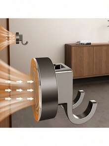 No-Drill Double-Groove Suction Cup Storage Rack - Carbon Steel+PET+Rubber, Removable & Washable For Bathroom/Toilet/Vanity