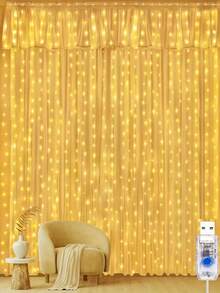 300/200/100 LED Lichterkette - USB betriebene vintage Fairy Vorhang Lichter, Wohnzimmer und Schlafzimmer Hängedekoration, Girlanden Lichter, Fernbedienung Beleuchtung, Mädchenzimmer, Schlafzimmerwand, Vitrine, Garten, Kupfermaterial