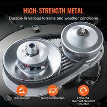 Embrague de transmisión de 2000 RPM Embrague duradero con motor de 2 a 8 HP y correa de goma - 10 toneladas - Ver 4