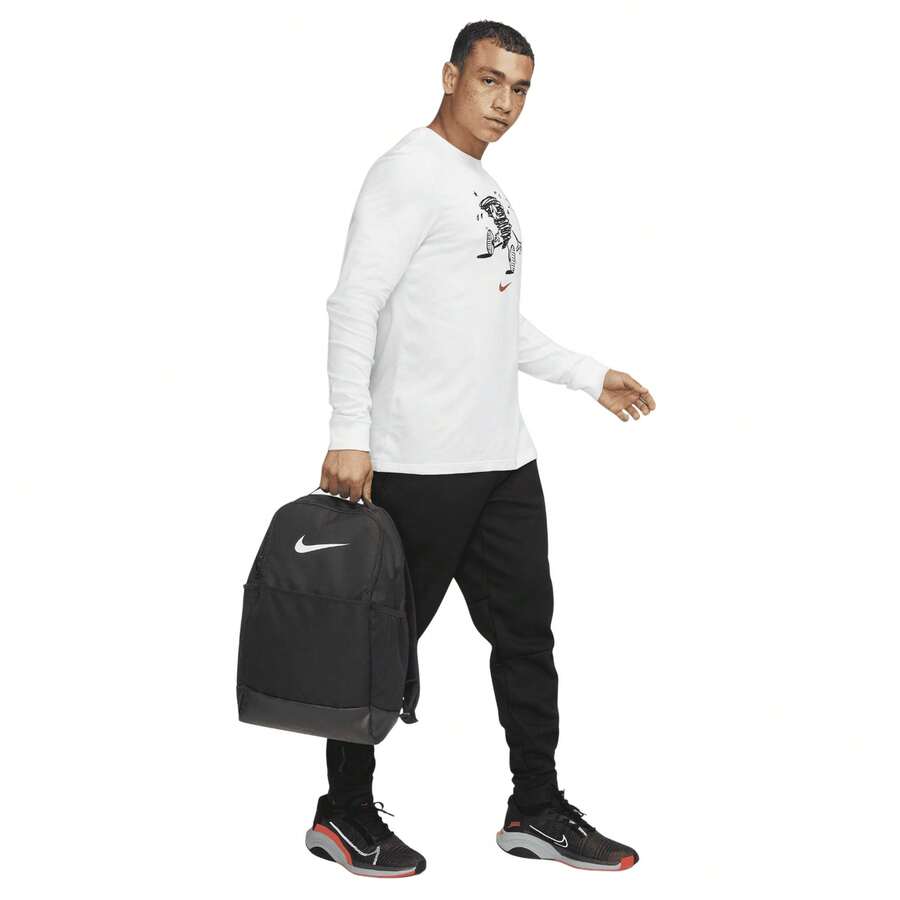 Nike Brasilia Training 24L Backpack (Black) - 100% Polyester - (BC5225) - Black - View 1