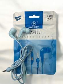 Fone de ouvido colorido com microfone entrada P2 - Som Claro e Confortável - Multicolorido - Visão 4