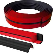 118 pulgadas Protector de esquina de pared flexible de PVC, Tira de borde de plástico autoadhesiva para esquinas de paredes interiores/exteriores, techos, encimeras, pisos, protección de azulejos y decoración para la sala de estar