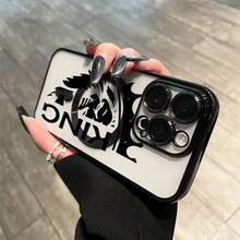 Un teléfono negro con media corona de león, lente integral y revestimiento magnético electrochapado. Admite carga inalámbrica magnética y es compatible con phone 16 Pro Max, 16, 15 Pro, 14, 14 Plus/14 Pro Max, 13, 13 Pro, 12 Pro, 11/11 Pro y la serie Pro. Es un excelente teléfono para amigos, cumpleaños y festividades. - Negro - Ver 10