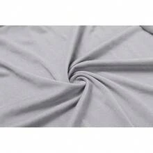 Women's Kimono Robes Soft Long Knit Bathrobe Lightweight Cotton Sleepwear Casual Loungewear Dressing Gown{"Size_name":"X-Large","Color_name":"LightGrey"} - 淺灰色 - 查看 6