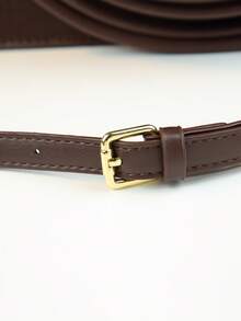 Fashionable Niche Design Pasta Bag, Versatile Shoulder/Crossbody Square Bag, Clutch Purse, New Arrival - Coffee - View 11