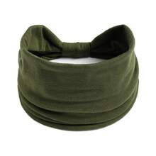 1pc Adjustable Elastic Exercise Headband, High Stretch Sports Sweatband, Breathable Absorbent Wide Band, Suitable For Pilates Workout, Solid Color Sports Hair Tie Headpiece Women Bandanas Winter Hair Accessories Winter Hair Bands Warm Head Wrap - Multicolor - View 21