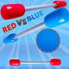 1 Set Inflatable Lawn Fight Sticks - Outdoor Interactive Battle Game, Durable Summer Physical Exercise Toy, Easy To Inflate Lightweight Portable Family Party Favor Equipment