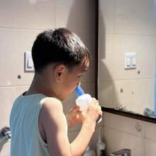 Botella de Lavado Nasal de 250ML - Natural para Adultos y Niños, Alivia Congestión, Ronquidos y Alergias - Marca NUTRITION - Blanco y azul - Ver 6