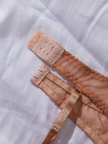 Florales Stickerei Sexy Dessous Set für Frauen