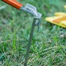 2/8支装加厚帐篷地钉，多功能户外地钉，适用于露营帐篷、天篷、防水织物地面固定，适用于大风天气，易于使用和操作。 - 彩色 - 查看 9