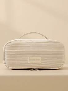 1/2 unidades Nova Necessaire Simples e Moderna em Veludo Cotelê, Essencial para Volta às Aulas, Estojo de Maquiagem Portátil, Estojo Multifuncional para Lápis, Porta-Pincéis de Maquiagem, Ideal para Dormitórios e Viagens, Material Escolar, Bolsa de Maquiagem, Necessaire de Viagem, Essencial para Viagem, Grande Capacidade, Bolsa de Maquiagem Grande, Presentes de Natal, Bolsa, Viagem, Presentes para Mulheres, Essencial de Viagem Feminino, Bolsa, Bolsa de Mão/Pequena, Organizador de Maquiagem, Bolsa, Porta-Pincéis, Mini Bolsa, Bolsa de Grande Capacidade