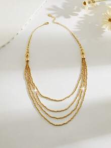 Collar de lujo de diseño cuadrado elegante chapado en oro de 18K para mujeres, joyería de moda y de alta gama de cobre de color dorado retro, adecuado para Nigeria, Dubái, Oriente Medio, Arabia Saudita, novia, boda, uso diario, regalo de aniversario de boda, regalo de Halloween para amigos