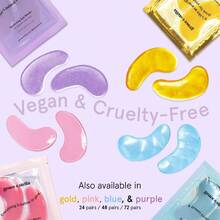 Retinol Under Eye Patches Puffy Eyes And Dark Circles - Restoring Gel Under Eye Masks With Hyaluronic - Vegan Cruelty - Skincare - Birthday Gifts Women Purple, 6 Pairs - Màu tím (6 đôi) - Xem 6