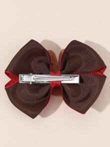 2 piezas Decoraciones navideñas Lazos de tela de colores para el cabello, Accesorios de astas y orejas de ciervo, Moños para el cabello, Hebillas de cabello lindas para niñas y adolescentes, Regalos de otoño e invierno