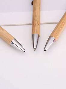 Customized Bamboo Ballpoint Pens, Bamboo And Wood Gel Pens, Signature Pens, Logo-Printable, Stylish Journal Pens, Marking Writing Correction Pens, Perfect For Back-To-School Gifts, Chritmas