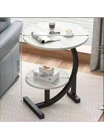 Coffee Tafel Next To The Living Room, Shelf, Nordic Verlichting Luxe Bedside, Moderne Bedside Table, Sofa Side view 2