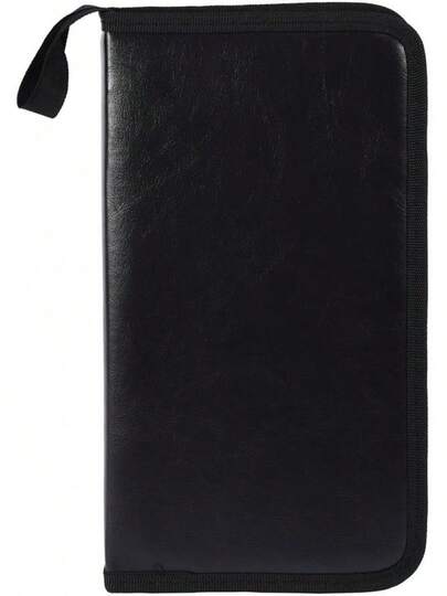 Taidda Caja de Almacenamiento de CD, Estuche de Almacenamiento 80 Discos de Gran Capacidad de Cuero PU portátil CD DVD VCD Estuche de Almacenamiento Bolsa Organizador Sopor