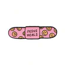 Jesus Heals Enamel Pin Lapel Pins Badges On Backpack Women's Brooch Clothes Gift Jewelry Fashion Accessories - Nhiều màu - Xem 8