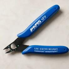 Pinzas microcorte perfecto para bisuteria alambre pinzas microcorte precision herramienta bisuteria corte de alambre joyeria manualidades punta fina acero antioxido ergonomicas control perfecto ideales para trabajos finos creacion de piezas collares aretes anillos y reparaciones menores hobby y profesion - azul real - Ver 4