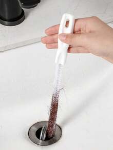 45厘米管道疏通刷，浴室毛发下水道，水槽清洁刷，排水管清洁剂，柔性清洁剂，堵塞孔清除工具