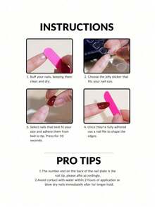 24Pcs Box Set Of Purple Ombre Glitter Gradient Press-On Nails For Ballet Shape, Middle Length, Mixed Color System, Glossy Finish, Perfect For Spring And Summer Parties Nail Supplies Nails - 彩色 - 查看 7